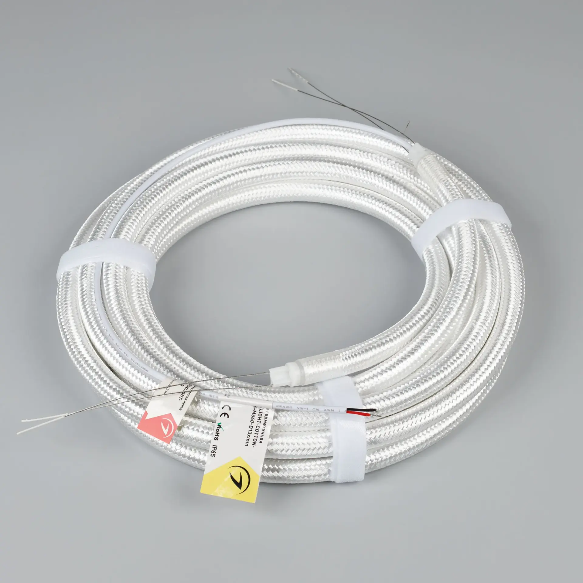 Гибкий неон MOONLIGHT-COTTON-TOP-S-M560-D13xmm 24V Day4000 (11 W/m, IP65, 5m, wire x1), ракурс 3