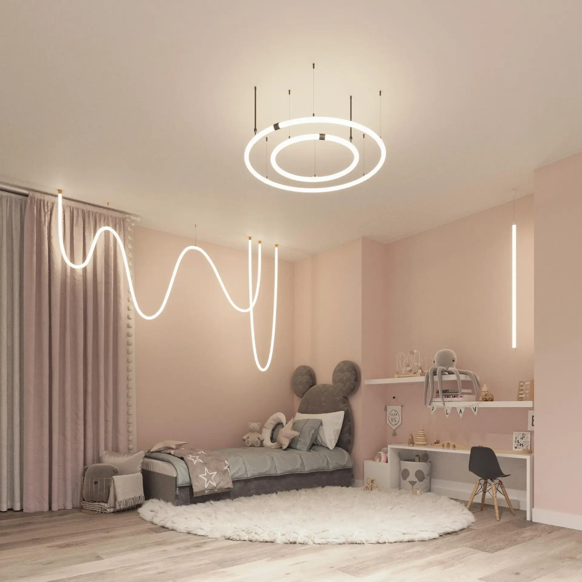 Крепление MOONLIGHT-VT-CEILING-DL-D18 Black