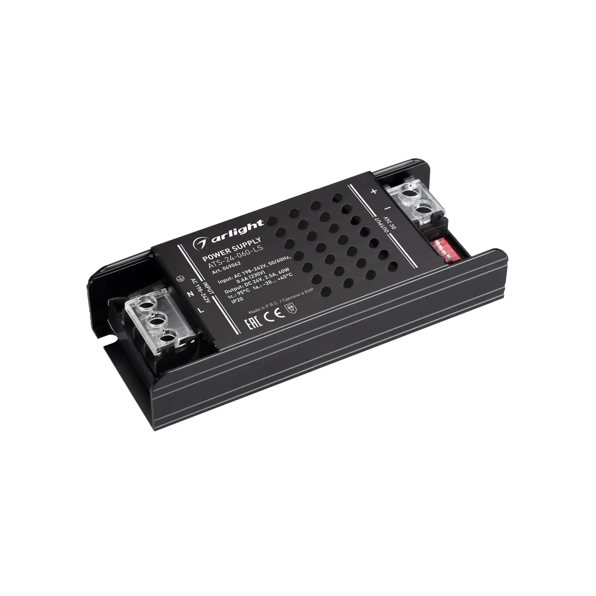 Блок питания ATS-24-060-LS (24V, 2.5A, 60W)