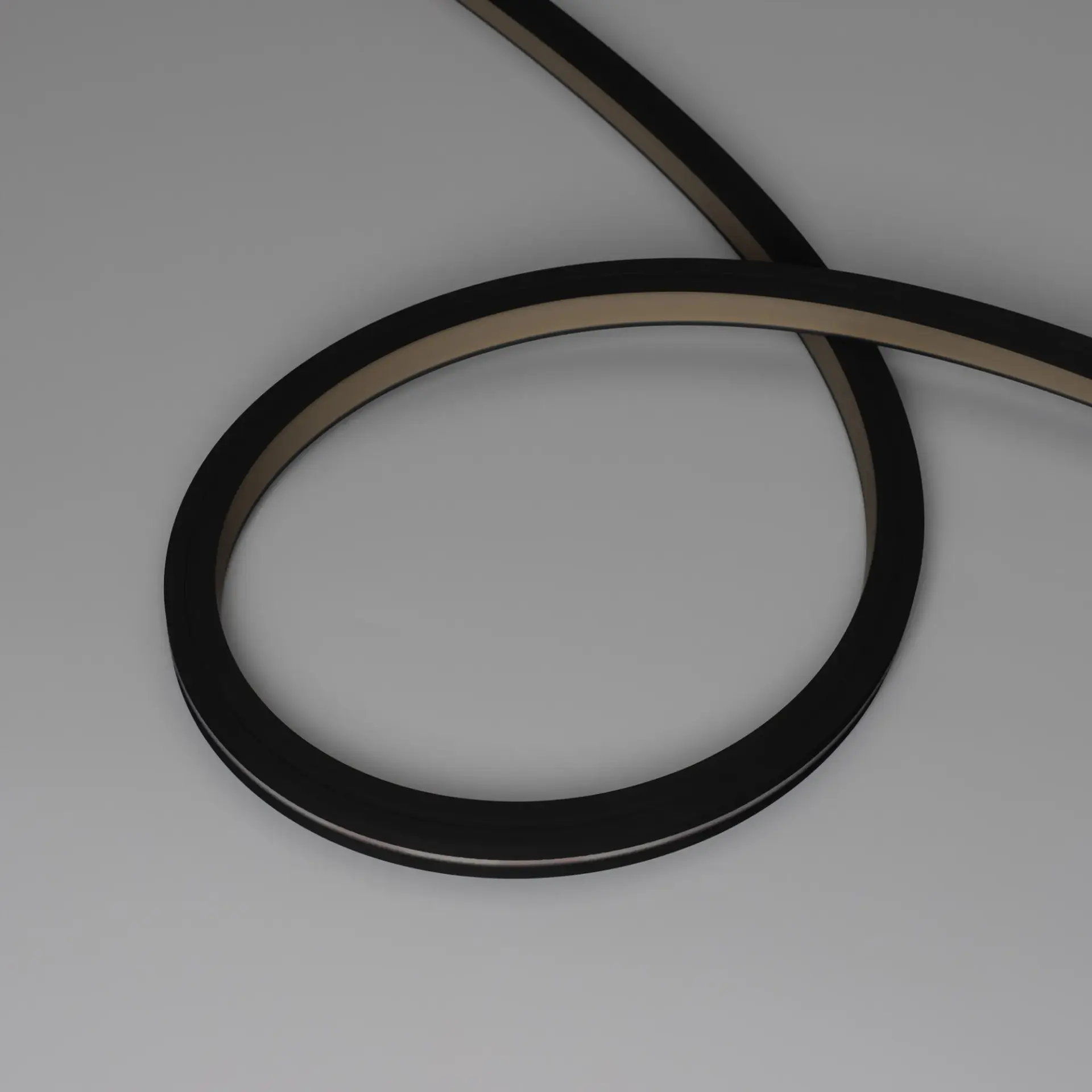 Гибкий неон NOVA-TOP-BLACK-A120-16x15mm 24V Day4000 (10 W/m, IP67, 2835, 5m, wire x2), ракурс 4
