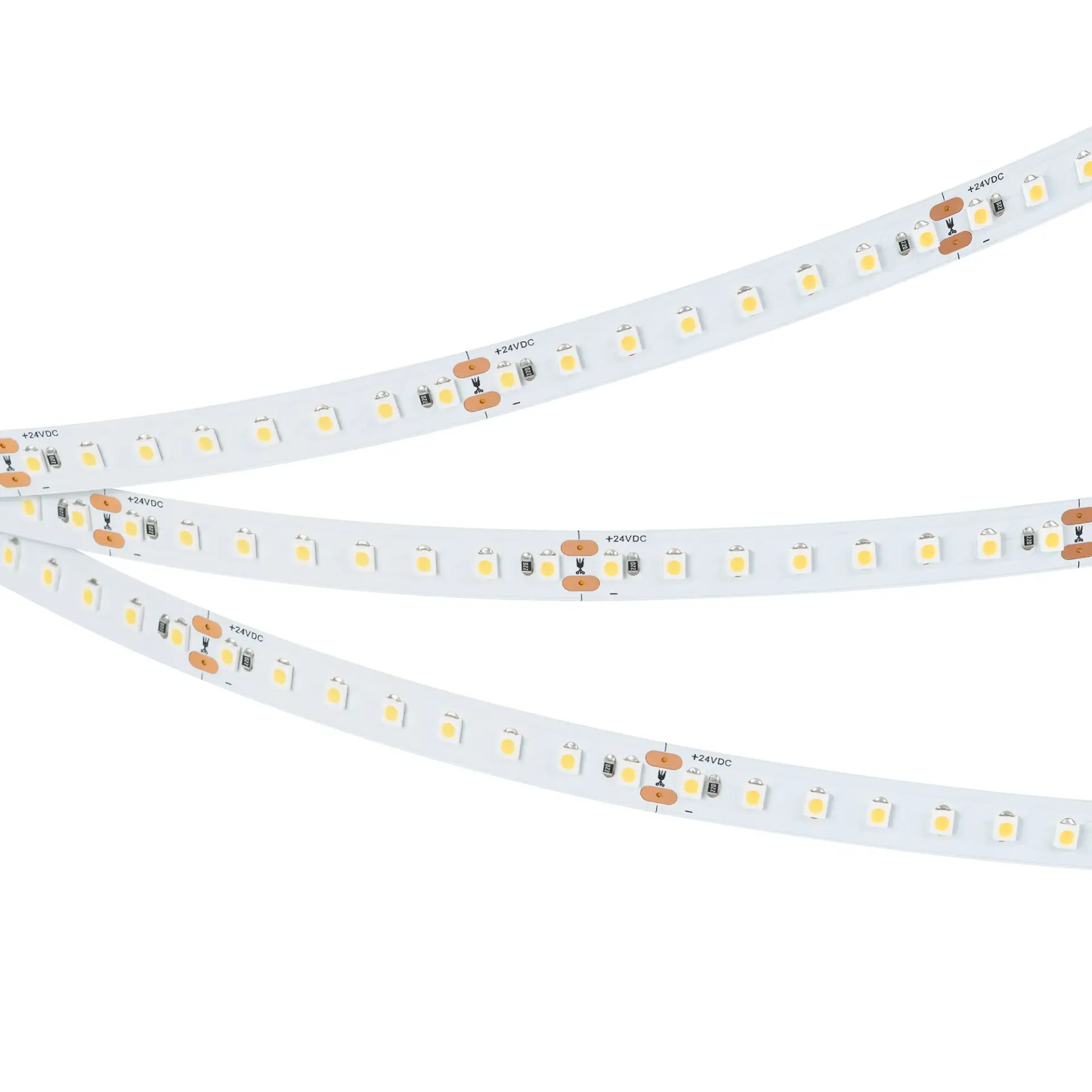 Светодиодная лента TWIST-A128-10mm 24V White6000 (10 W/m, IP20, 5m), ракурс 2