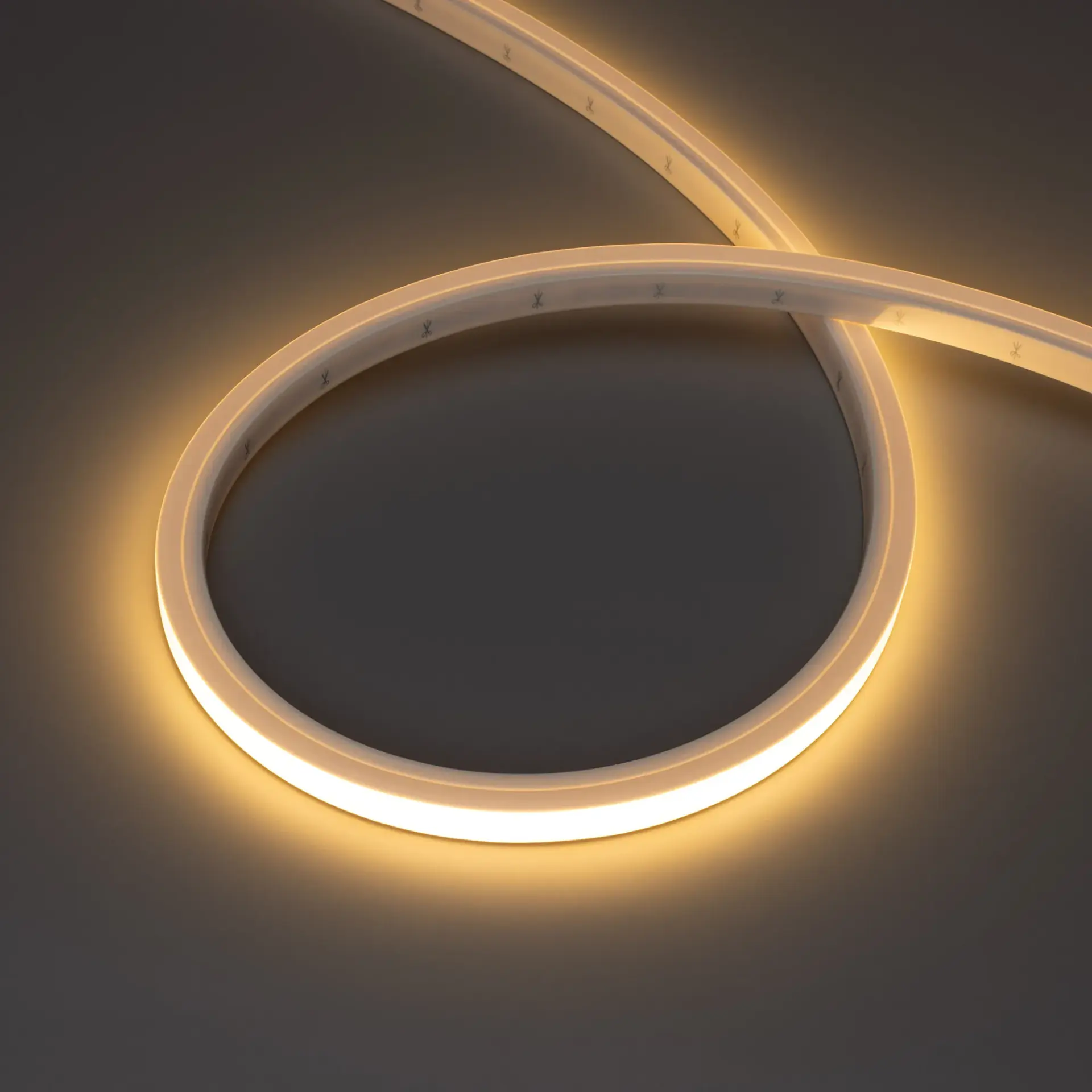 Гибкий неон NOVA-TOP-PU-A120-16x15mm 24V Warm2700 (10 W/m, IP68, 1m, wire x1)