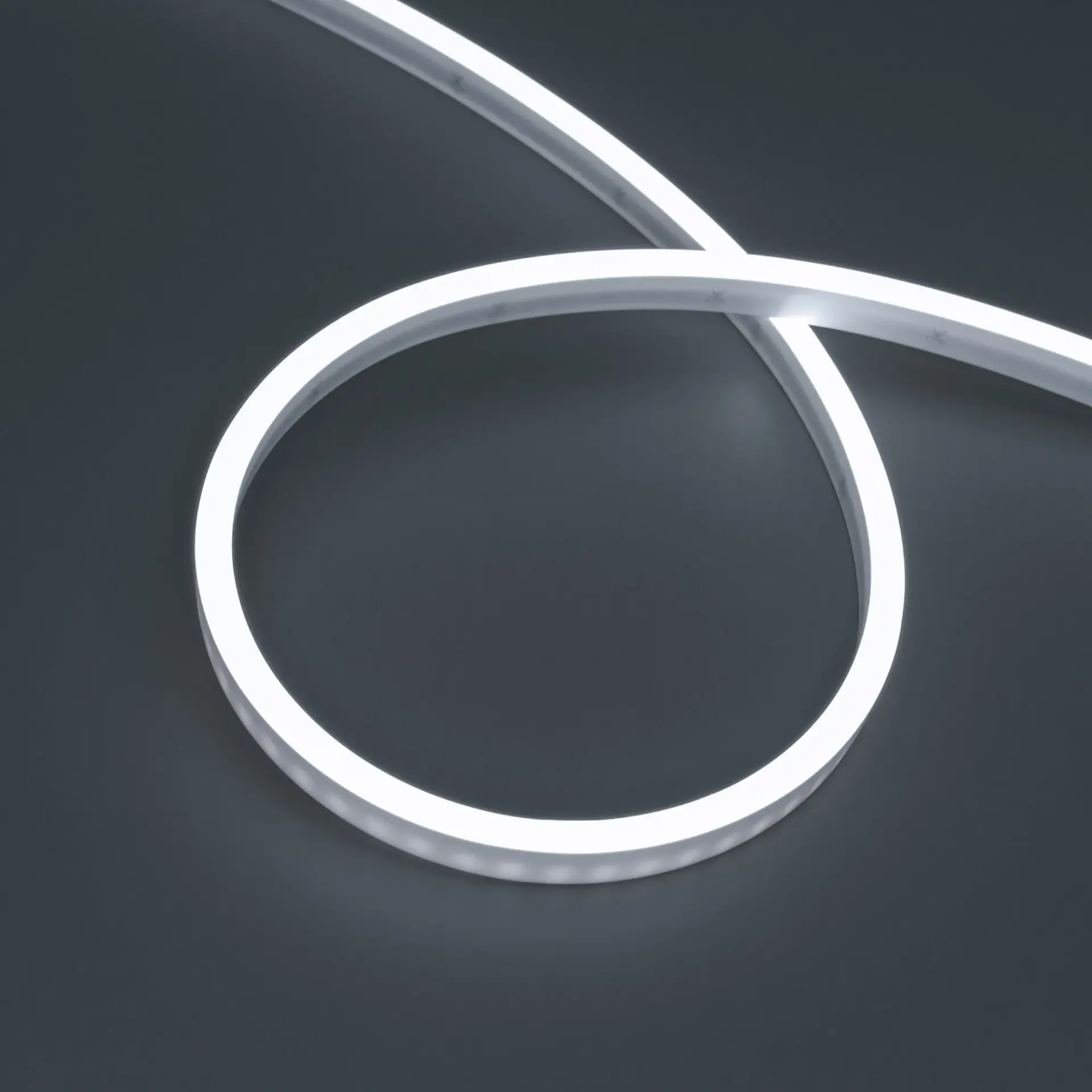 Гибкий неон WAVE-SIDE-PU-A120-06x12mm 24V White5700 (8 W/m, IP68, 1m, wire x1)