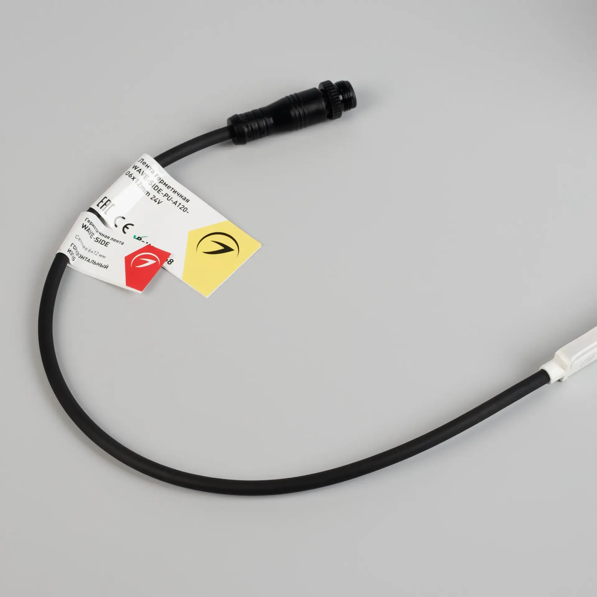 Гибкий неон WAVE-SIDE-PU-A120-06x12mm 24V Warm3000 (8 W/m, IP68, 3m, wire x1)