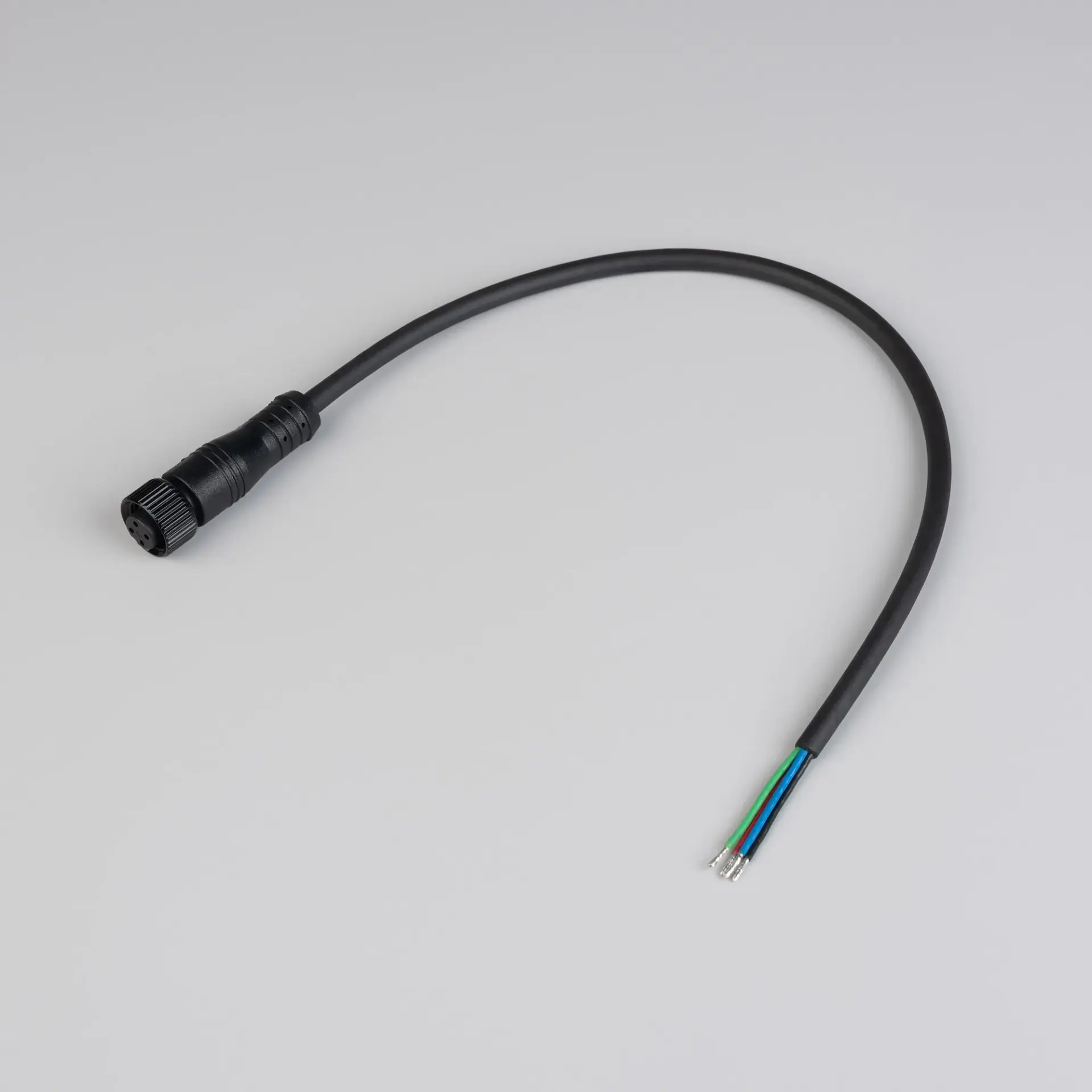 Коннектор питания ARL-WAVE-0612-RGB-CON-POWER-FEMALE-BLK