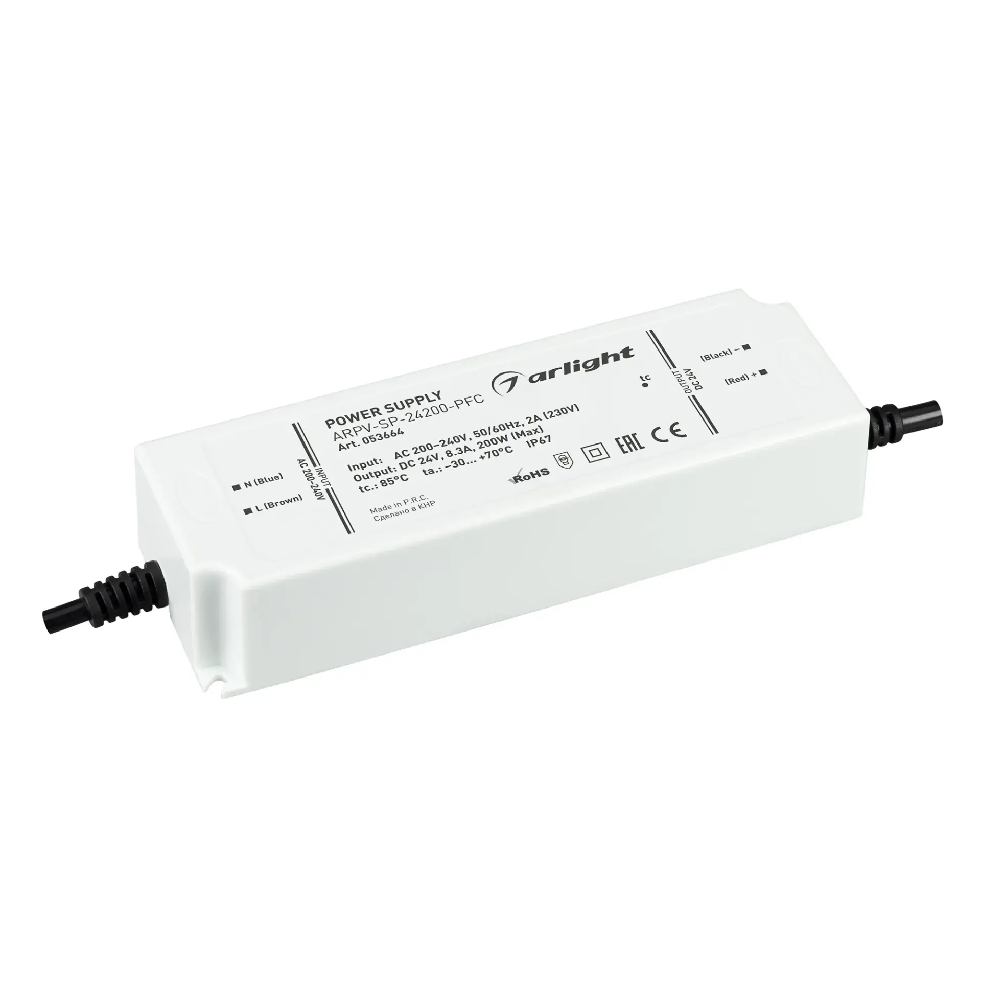 Блок питания ARPV-SP-24200-PFC (24V, 8.3A, 200W)