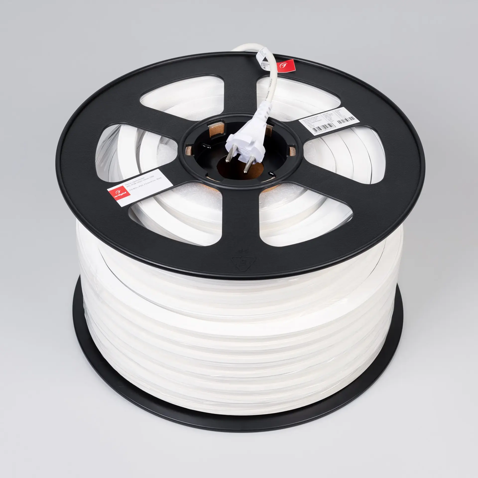 Светодиодная лента герметичная ARL-PSW-U320-16mm 230V Warm3000 (10 W/m, IP65, FlickerFree, 30m), ракурс 3