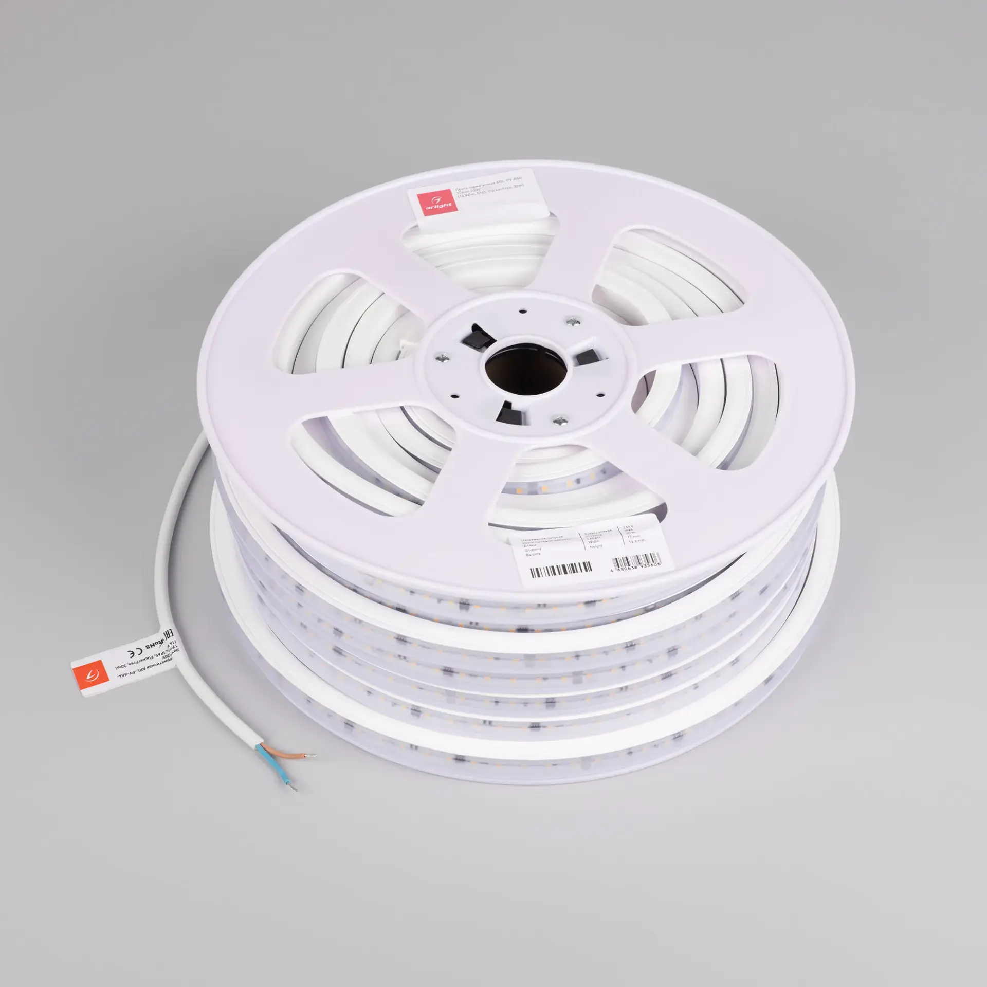 Светодиодная лента герметичная ARL-PV-A84-17mm 230V Warm2700 (14 W/m, IP65, FlickerFree, 30m), ракурс 4