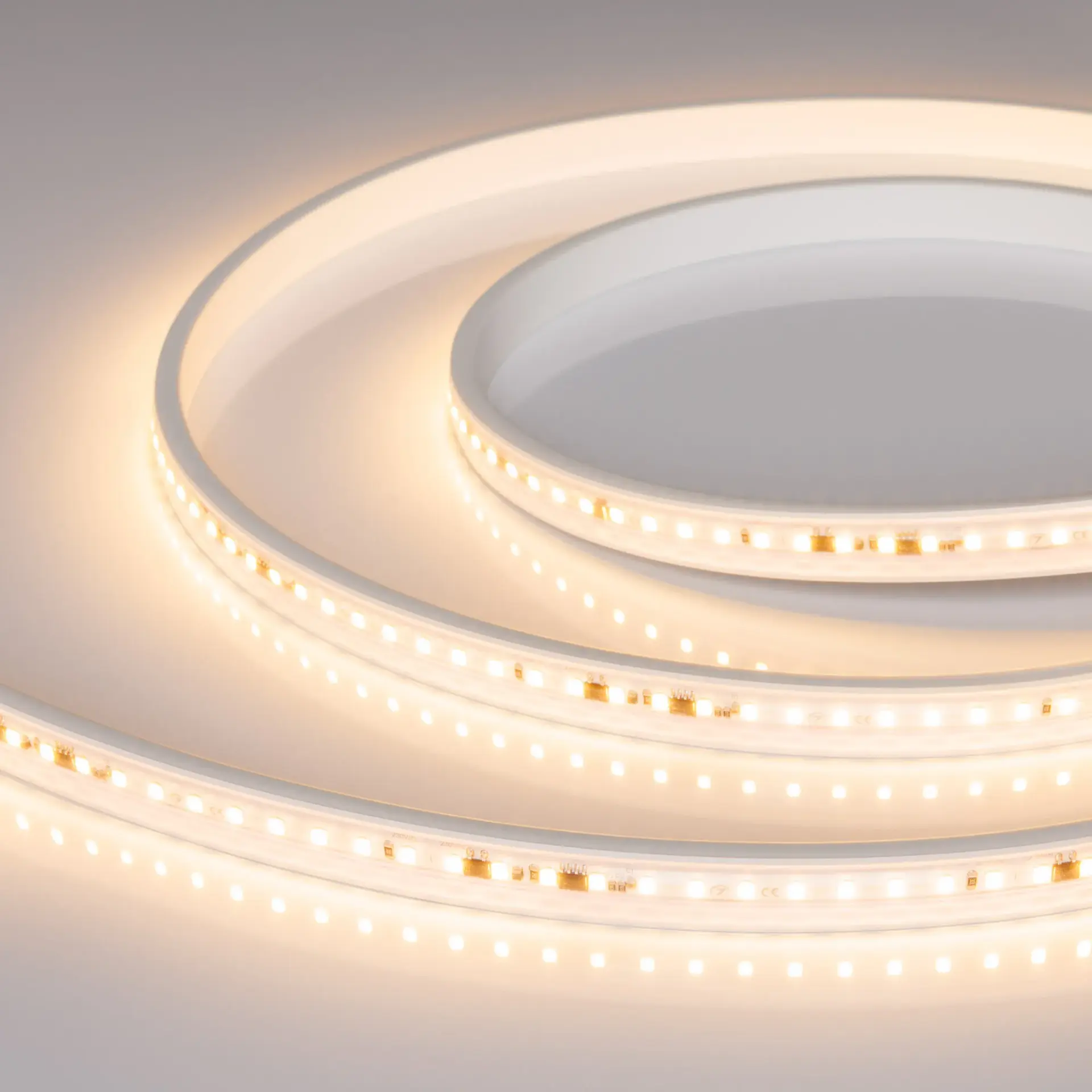 Светодиодная лента герметичная ARL-PV-A120-15mm 230V Warm2700 (15 W/m, IP65, 50m)