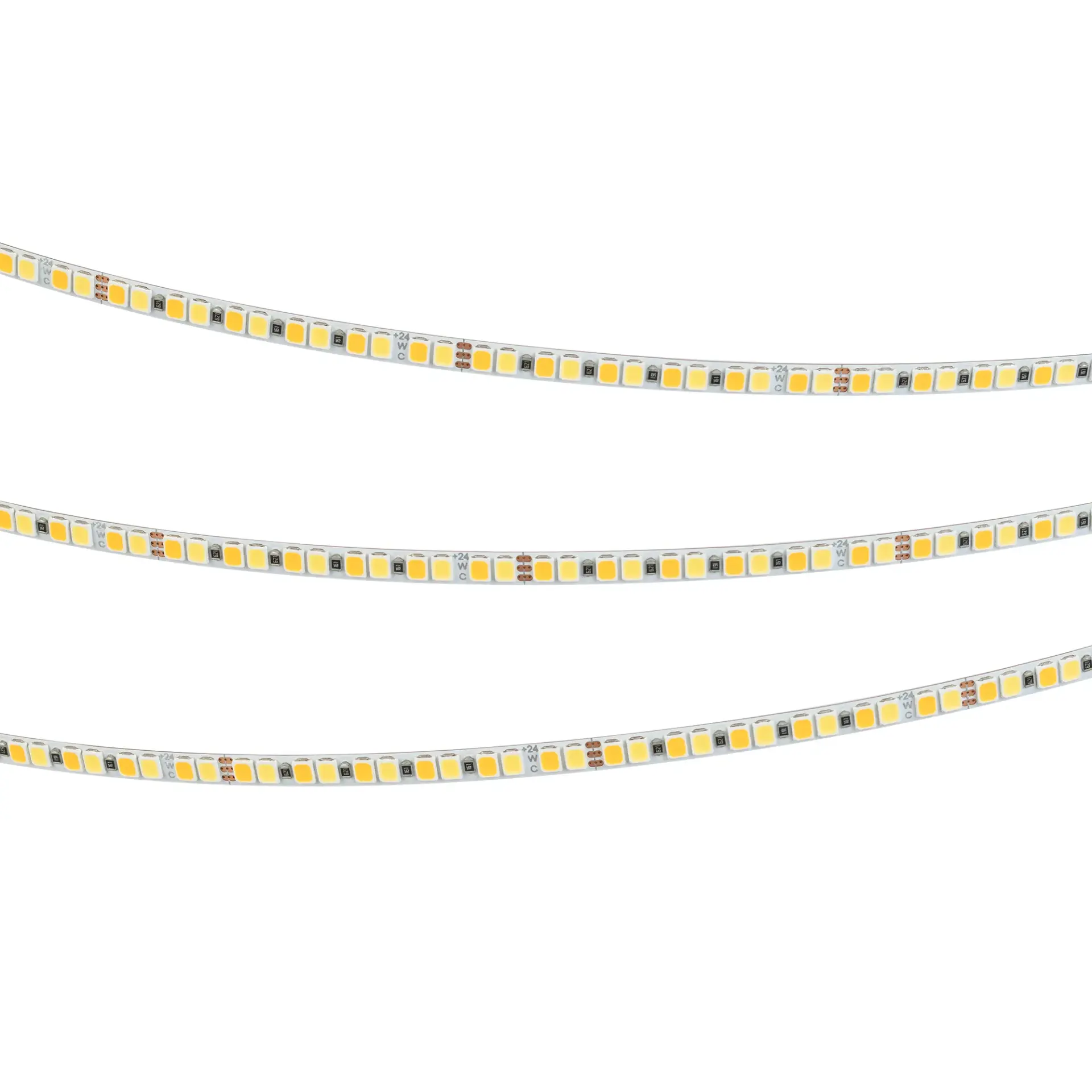 Светодиодная лента UL-A240-5mm 24V White-MIX (10 W/m, IP20, 5m), ракурс 3