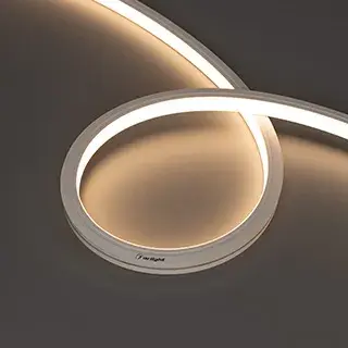 Гибкий неон MOONLIGHT-TOP-A140-13x12mm 24V Warm3000 (9.6 W/m, IP67, 2835, 0.5m)