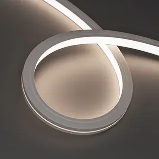 Гибкий неон MOONLIGHT-TOP-X280-16x16mm 24V Day4000 (10 W/m, IP67, 0,5m wire x1)