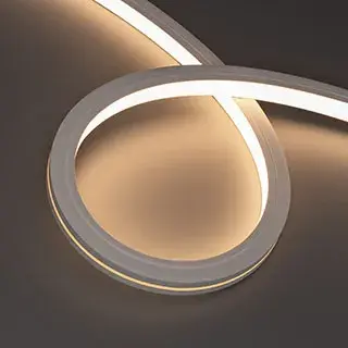 Гибкий неон MOONLIGHT-TOP-X280-16x16mm 24V Warm3000 (10 W/m, IP67, 0,5m, wire x1)