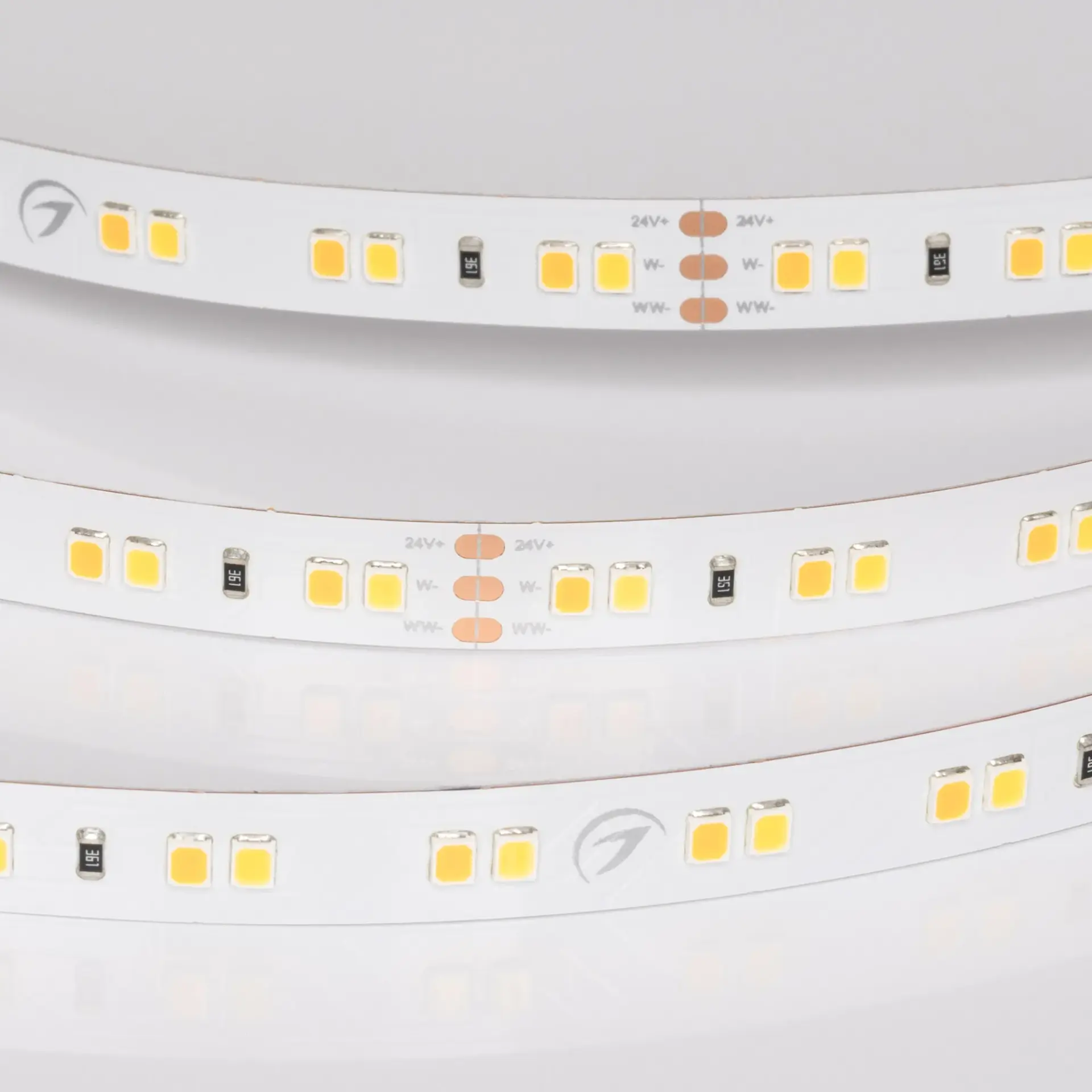Светодиодная лента UL-A120-10mm 24V Day-MIX (10 W/m, IP20, 5m), ракурс 4