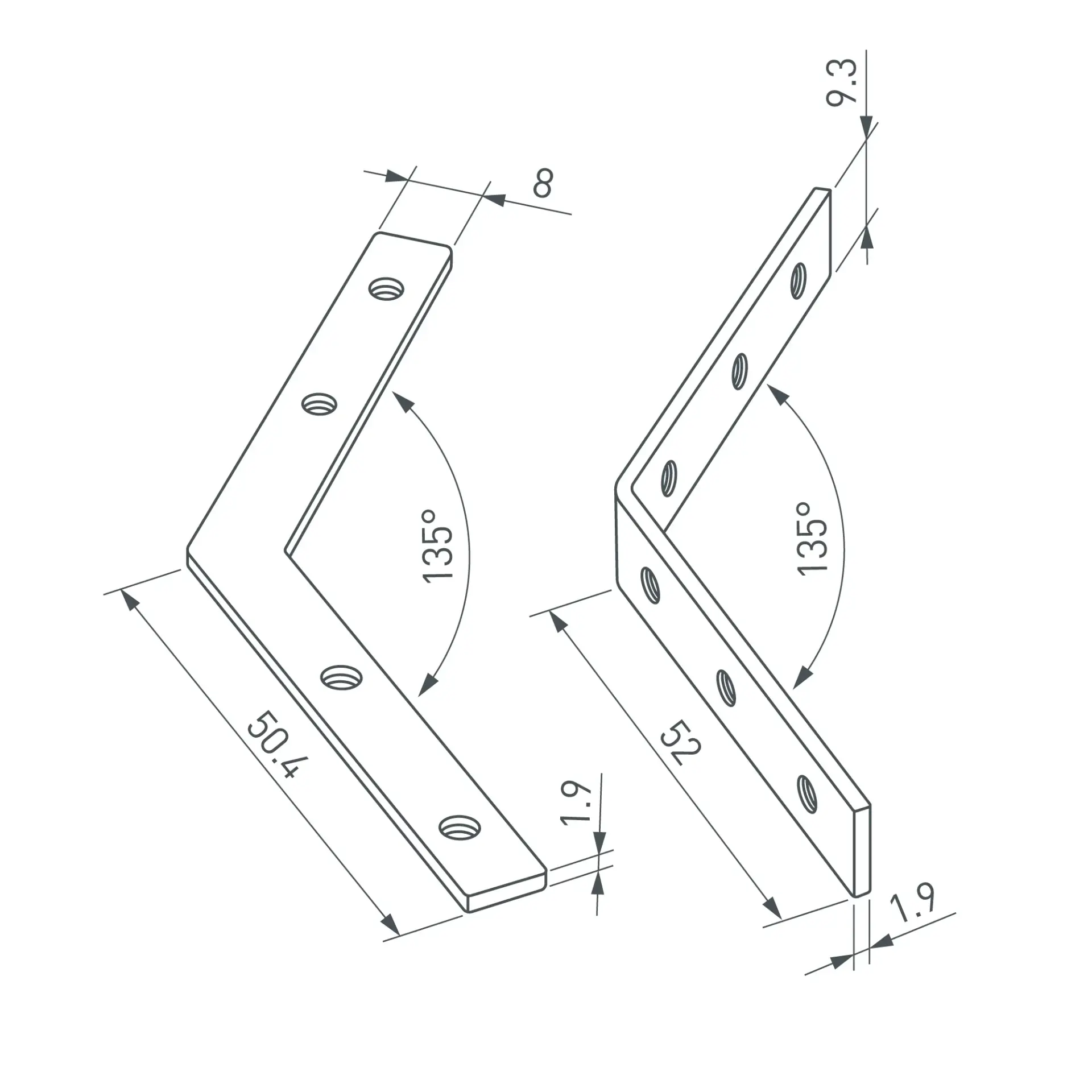 Соединитель профиля LINE-6070-L135 Set