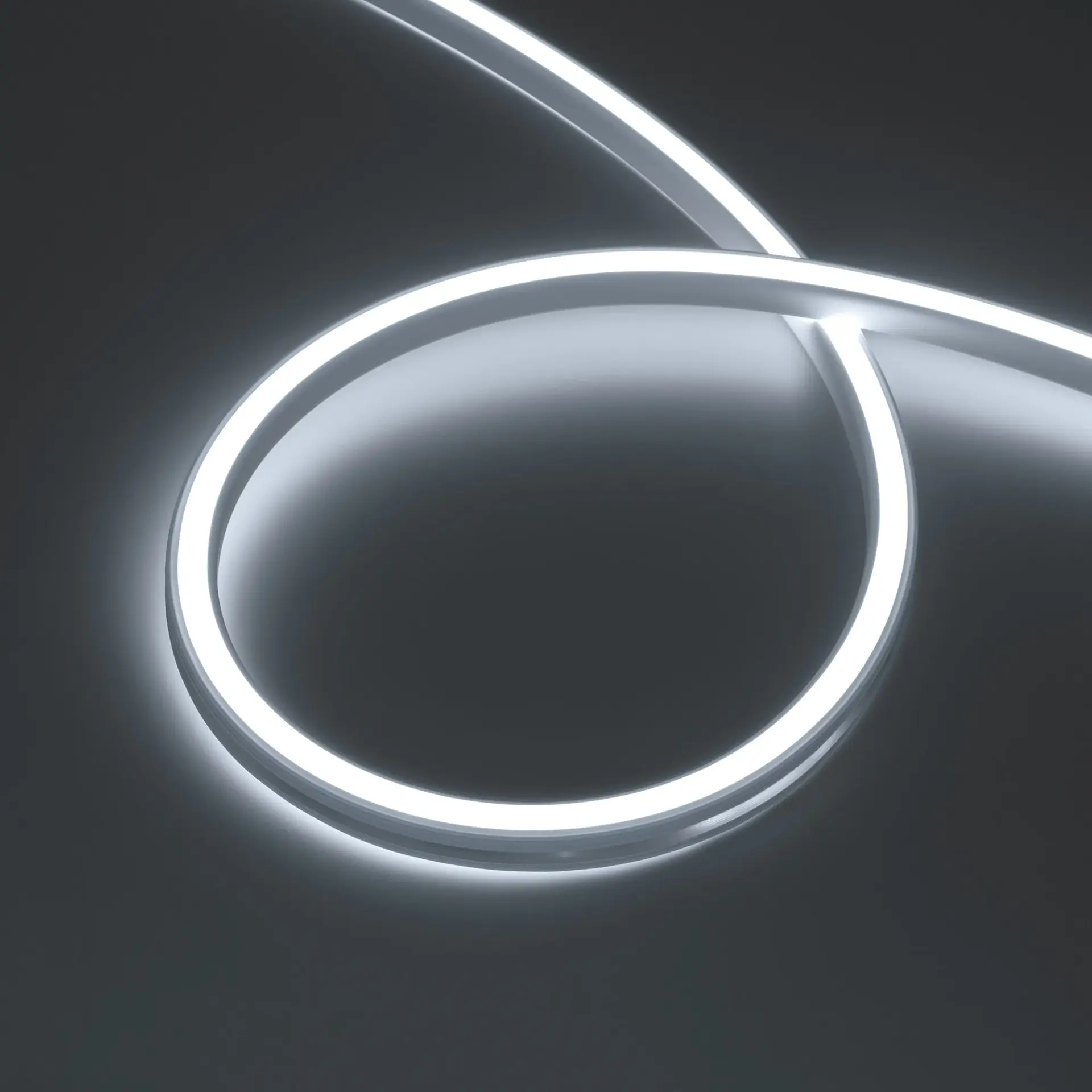 Гибкий неон WAVE-SIDE-DOUBLE-A120-16x15mm 24V White6000 (15 W/m, IP67, 5m, wire x1)