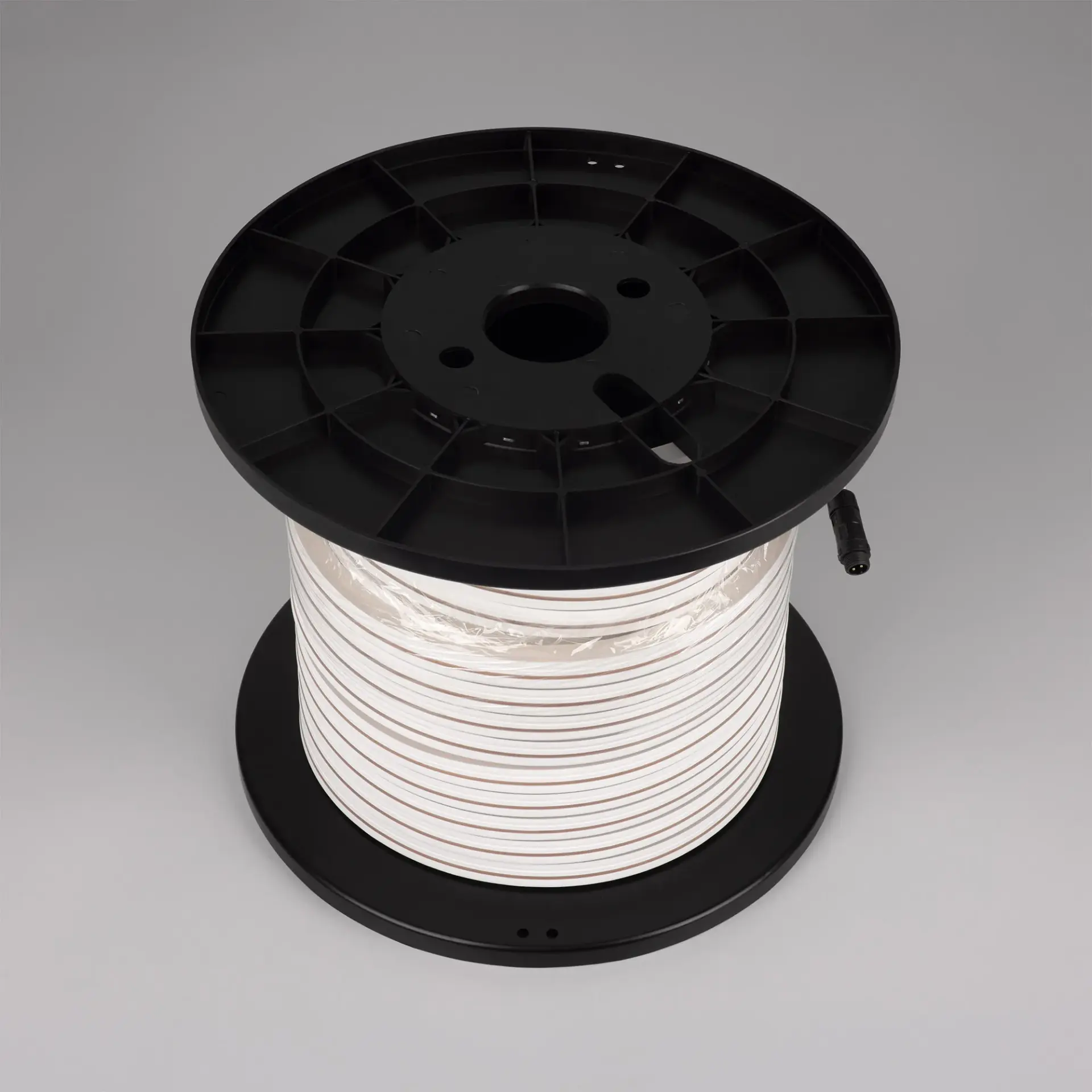 Гибкий неон MOONLIGHT-PRO-SIDE-X320-12x17mm 48V White6000 (10 W/m, IP67, 30m, wire x2), ракурс 3