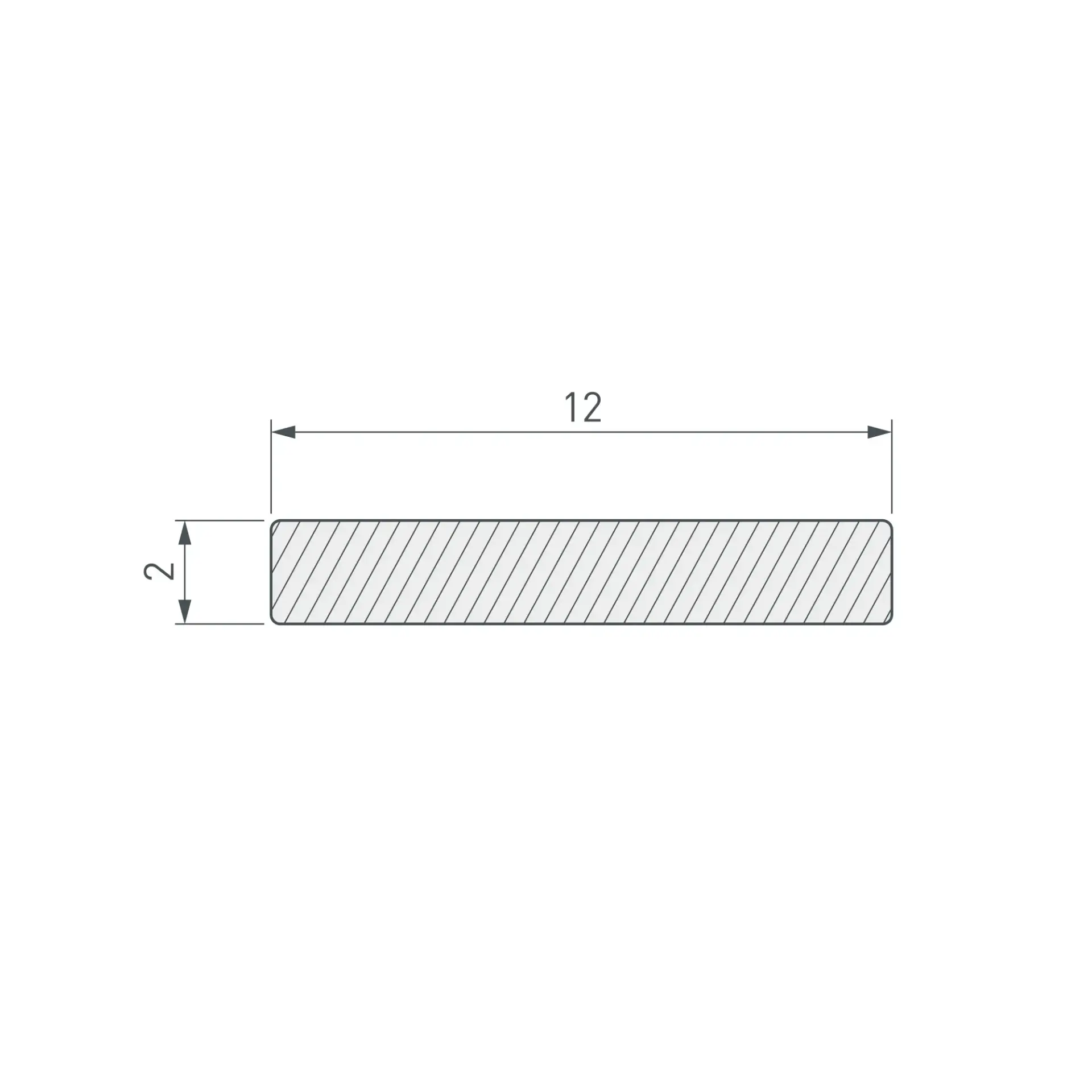 Полоса ARH-W12-3000 WHITE, ракурс 2