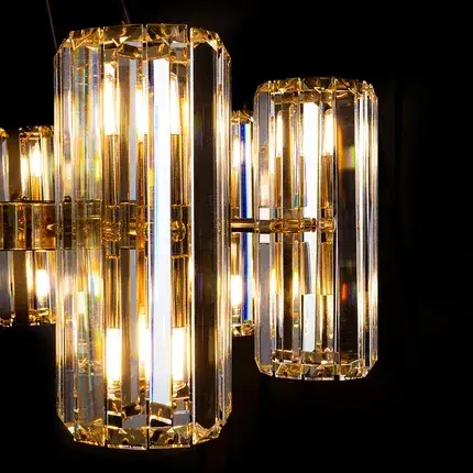 Люстра Arte Lamp A1049SP-16GO SANTORINI — золотой, ракурс 3