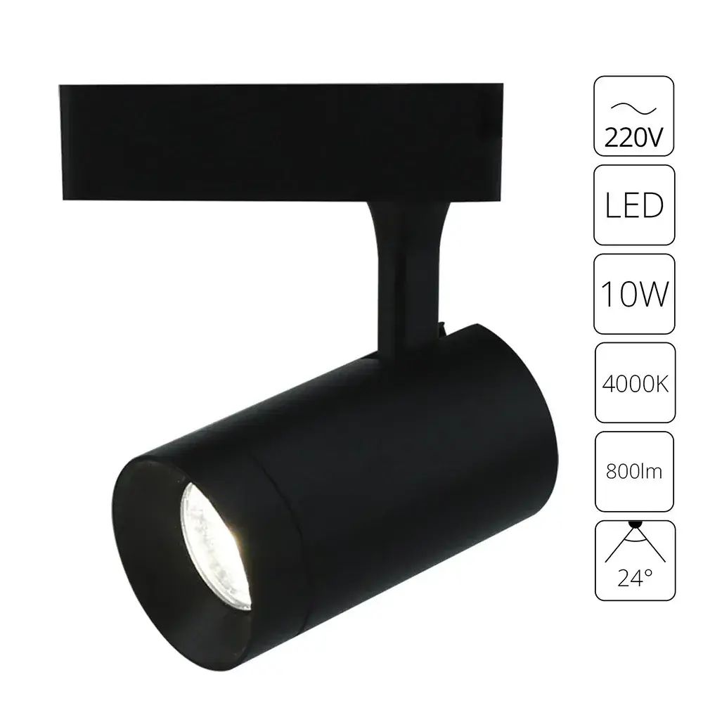 Светильник для однофазного трека Arte Lamp A1710PL-1BK SOFFITTO — черный