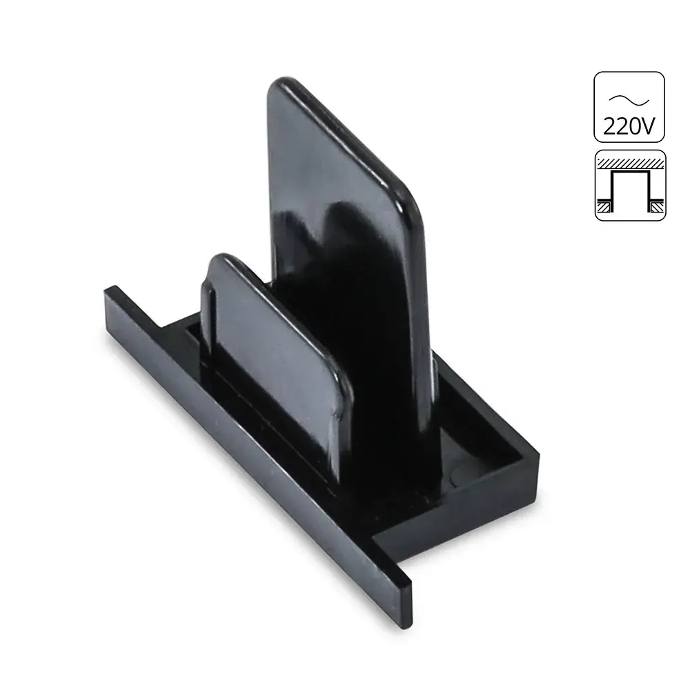 Заглушка для однофазного шинопровода Arte Lamp A210106 TRACK ACCESSORIES — черный