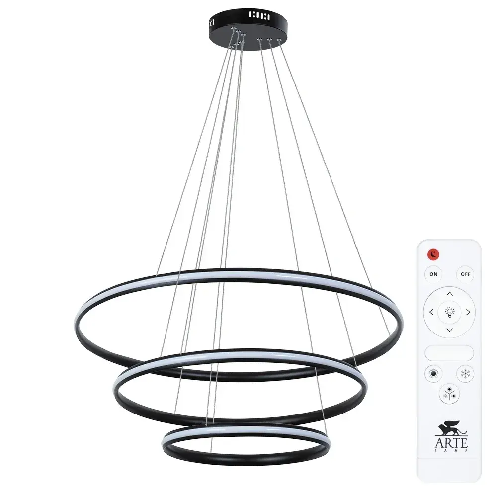 Светильник Arte Lamp A2198SP-3BK MERIDIANA — черный
