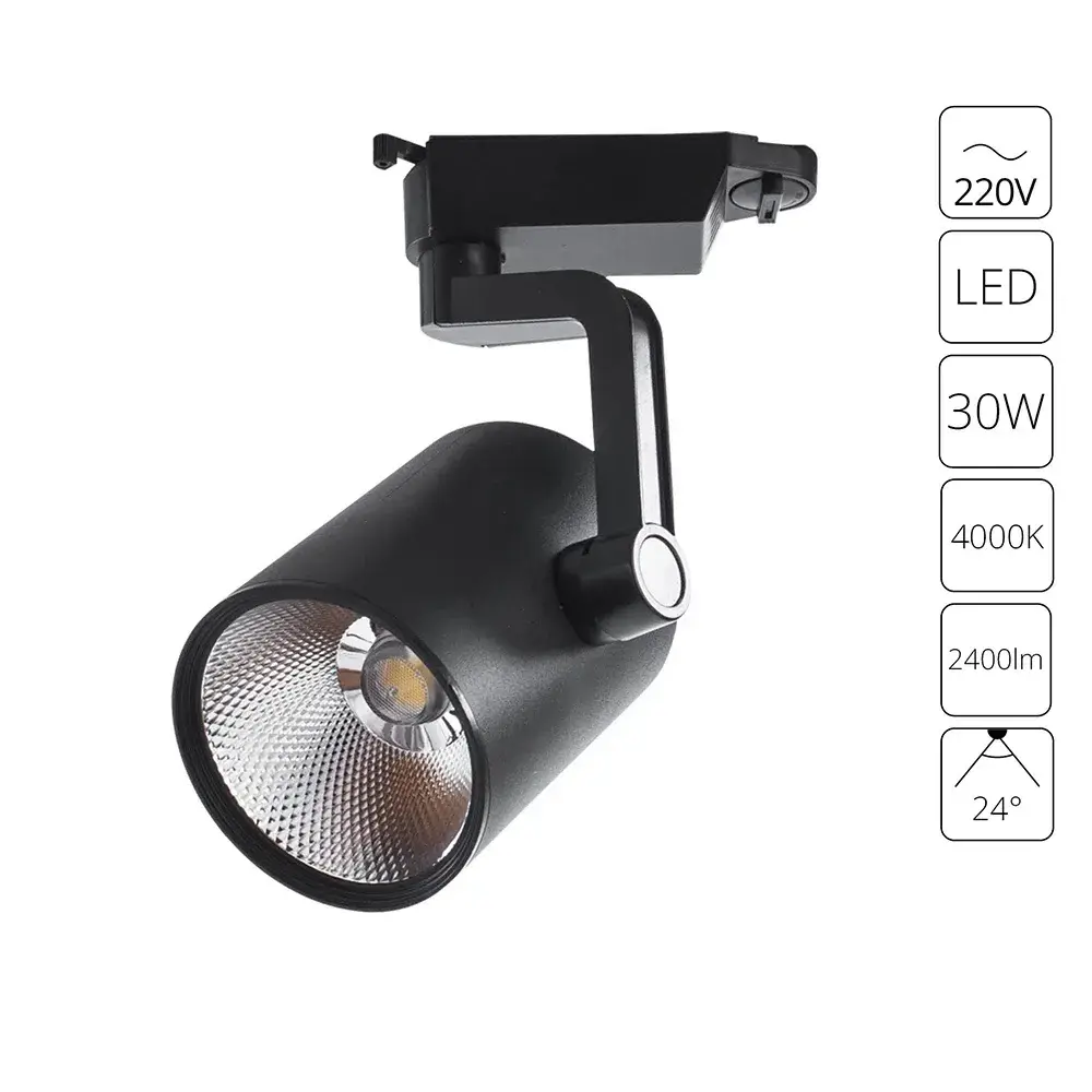 Светильник для однофазного трека Arte Lamp A2331PL-1BK TRACCIA — черный