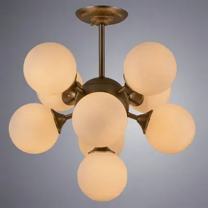 Люстра Arte Lamp A2704PL-9SG FOBOS — золотой, ракурс 2