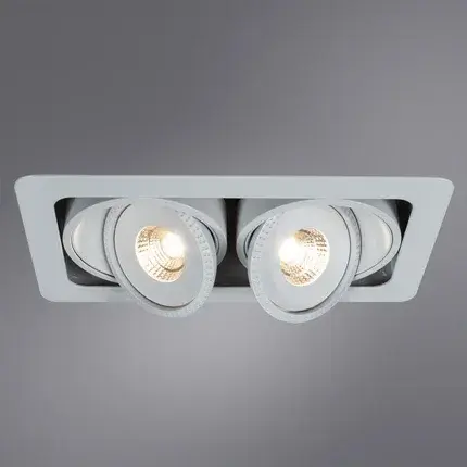 Точечный светильник Arte Lamp A3007PL-2WH STUDIO — белый, ракурс 2