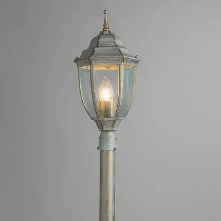 Уличный светильник Arte Lamp A3151PA-1WG PEGASUS — белое золото, ракурс 2