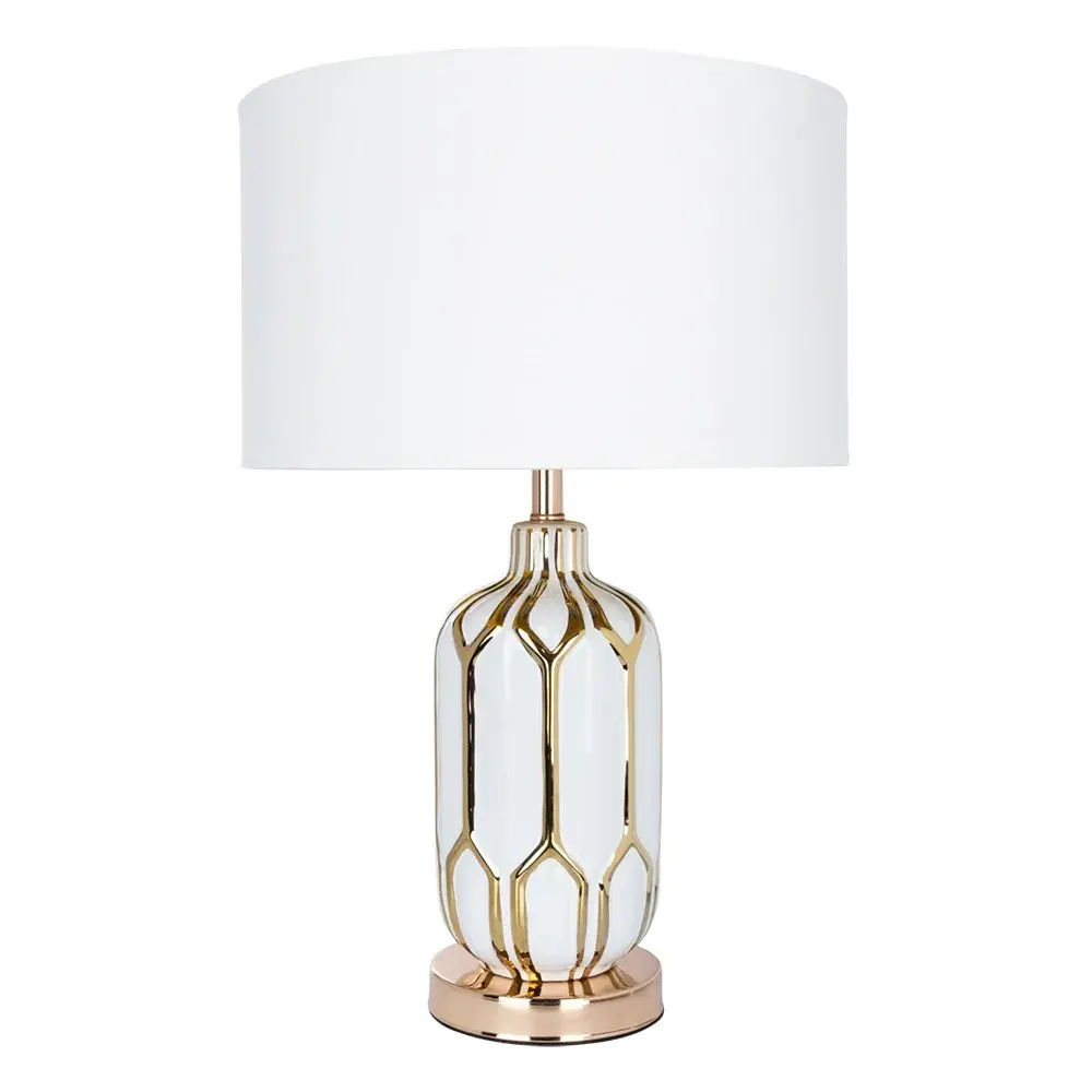 Настольная лампа Arte Lamp A4016LT-1WH REVATI — белый