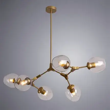 Светильник Arte Lamp A4103SP-6GO YUKA — золотой, ракурс 2