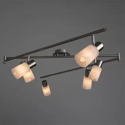 Спот Arte Lamp A4510PL-6SS CAVALLETTA — серебряный, ракурс 2