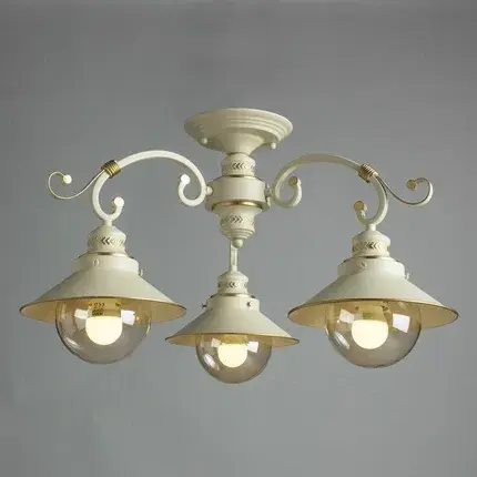 Люстра Arte Lamp A4577PL-3WG GRAZIOSO — белое золото, ракурс 2