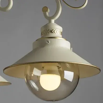 Люстра Arte Lamp A4577PL-3WG GRAZIOSO — белое золото