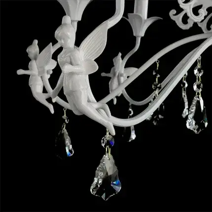 Люстра Arte Lamp A5349LM-8WH ANGELINA — белый