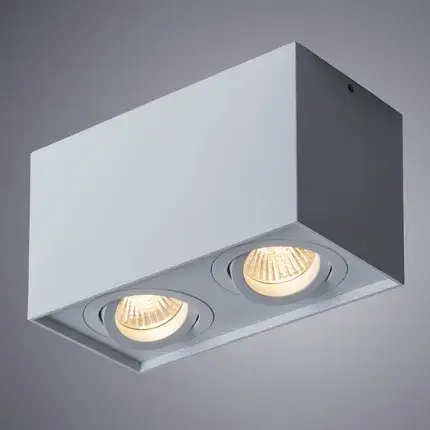 Точечный светильник Arte Lamp A5544PL-2WH FACTOR — белый, ракурс 2