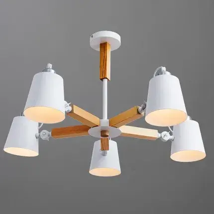 Люстра Arte Lamp A7141PL-5WH OSCAR — белый, ракурс 2