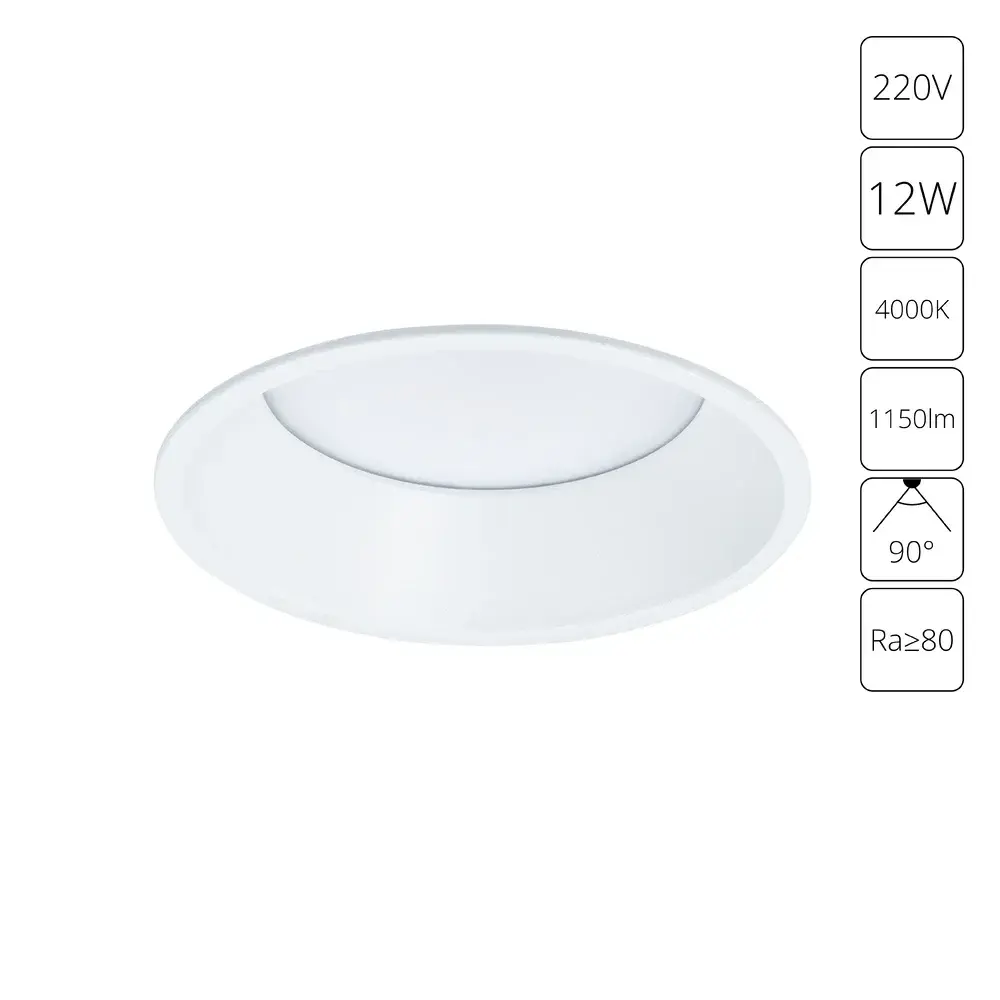 Точечный светильник Arte Lamp A7994PL-1WH FRAME — белый