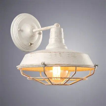 Бра Arte Lamp A9183AP-1WG PANDORA — белое золото