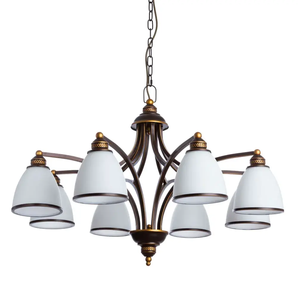 Люстра Arte Lamp A9518LM-8BA BONITO — черный