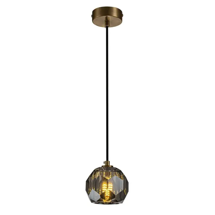 Светильник Belfast D3315-1 GL GR CLIFTON — латунь, ракурс 4
