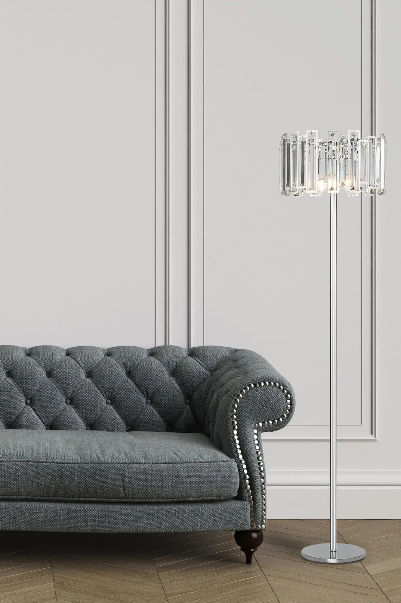 Торшер Bogate's 01149/3 CELLA — хром