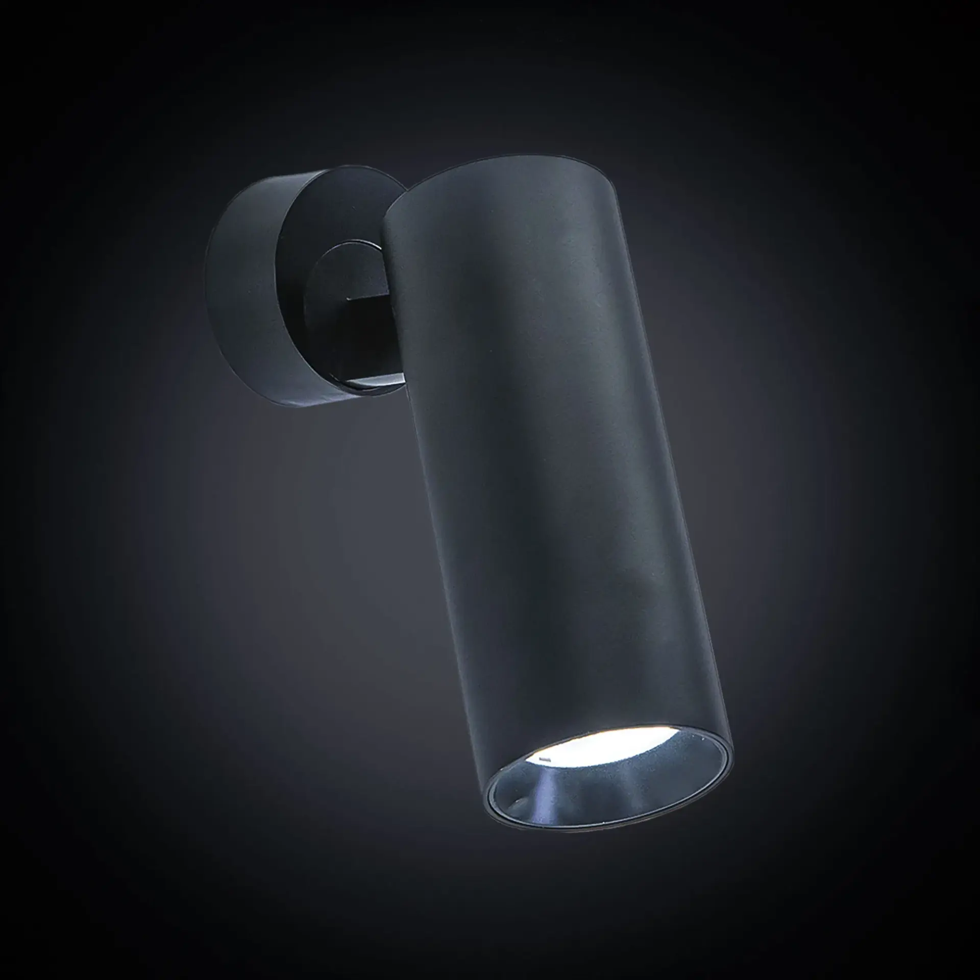 Спот Citilux CL01B121N ТУБУС — черный, ракурс 3