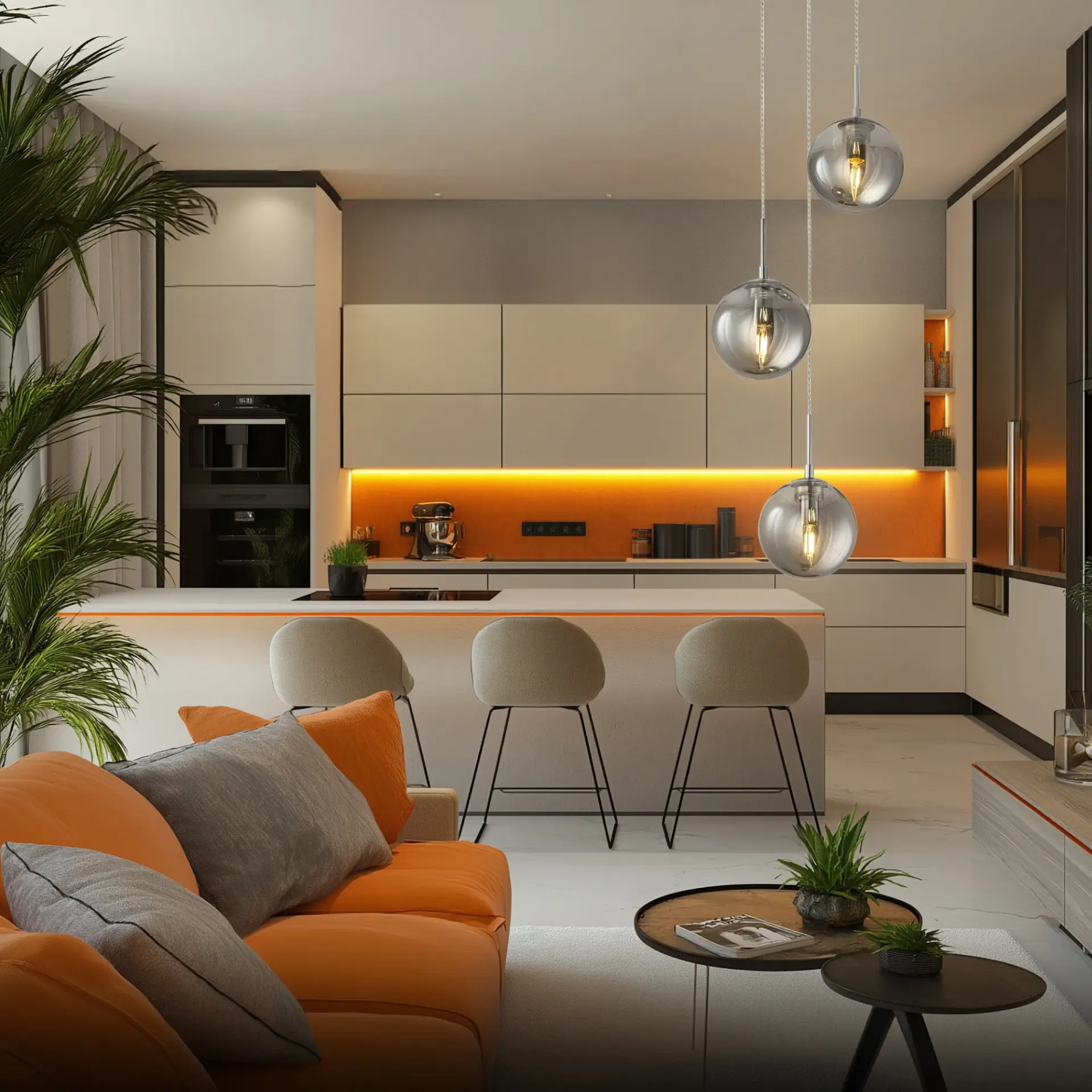 Светильник Citilux CL102030 ТОММИ — хром, ракурс 9