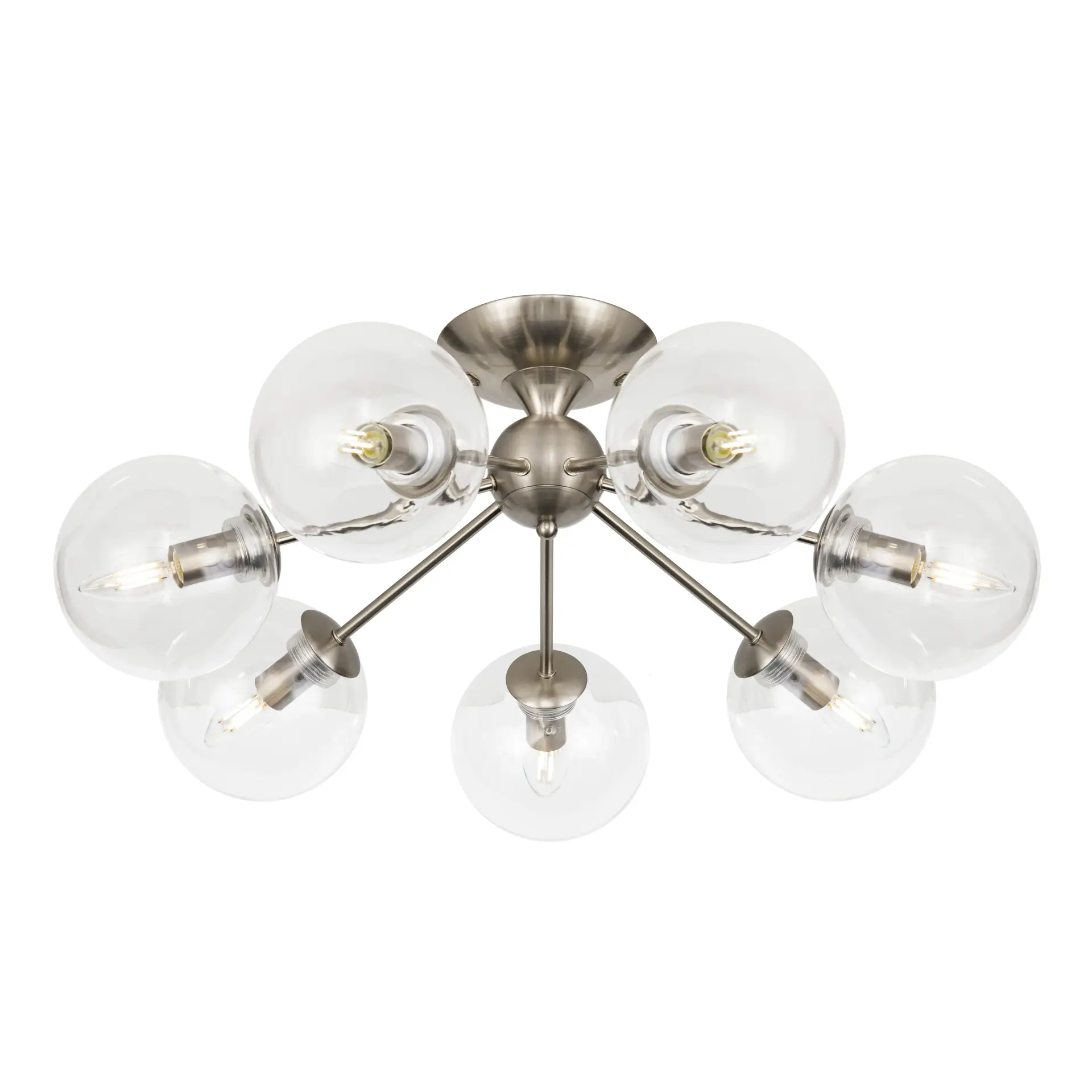 Люстра Citilux CL102171 ТОММИ — никель, ракурс 3