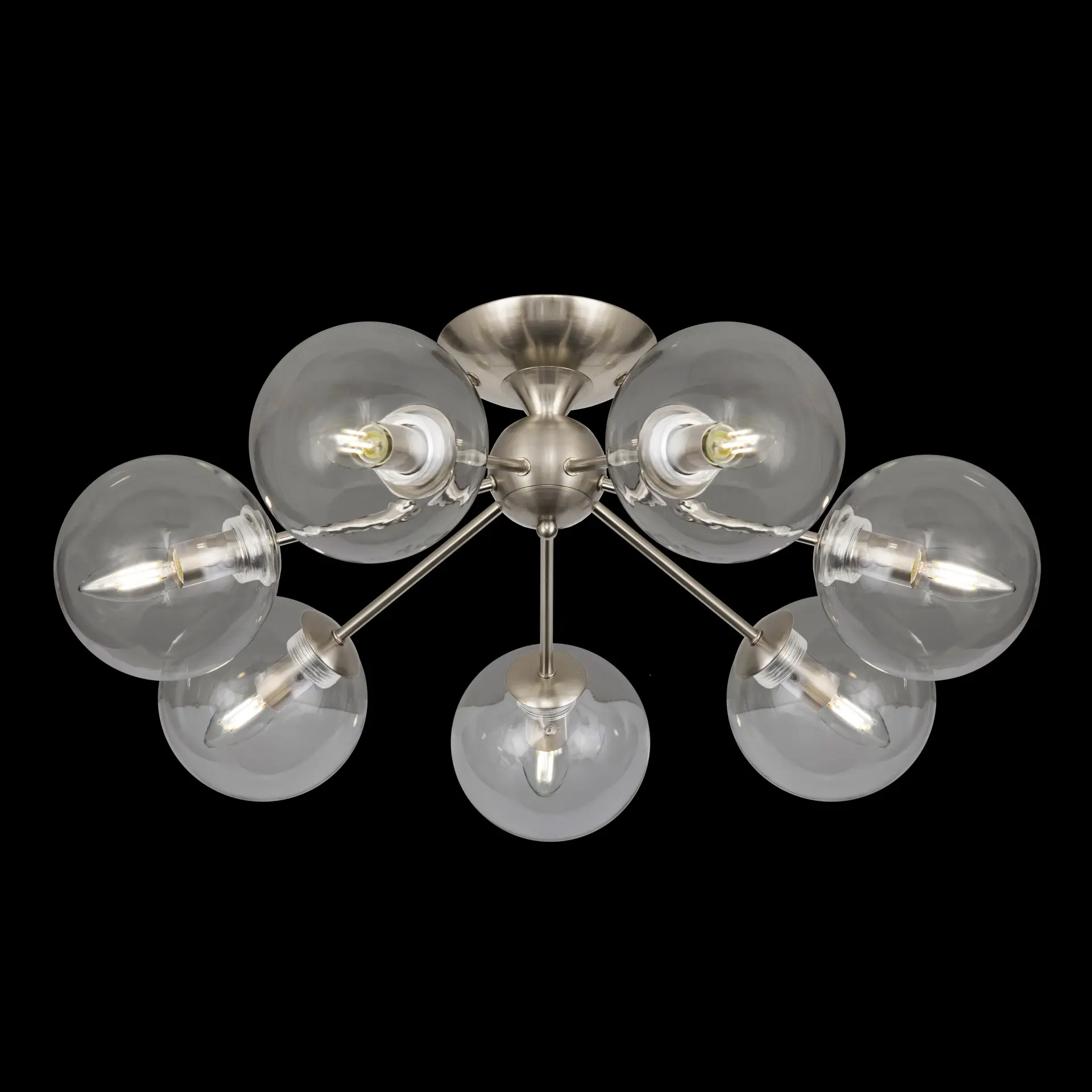 Люстра Citilux CL102171 ТОММИ — никель, ракурс 4