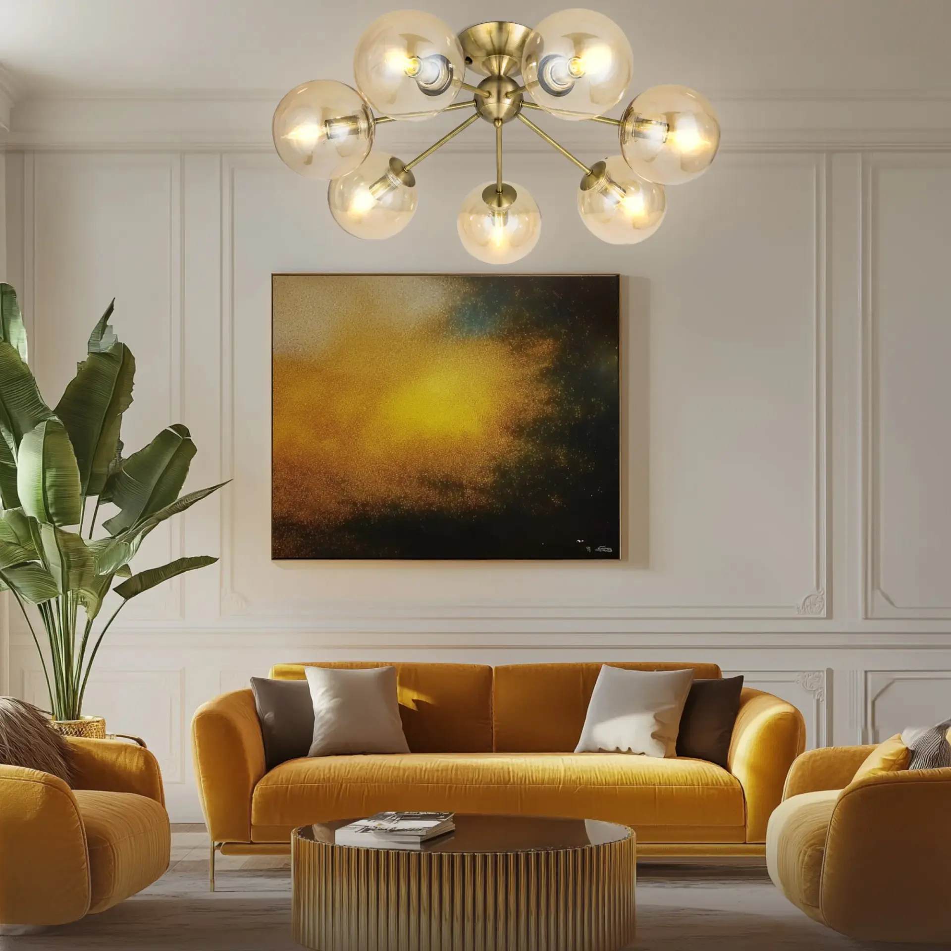 Люстра Citilux CL102173 ТОММИ — бронза, ракурс 9