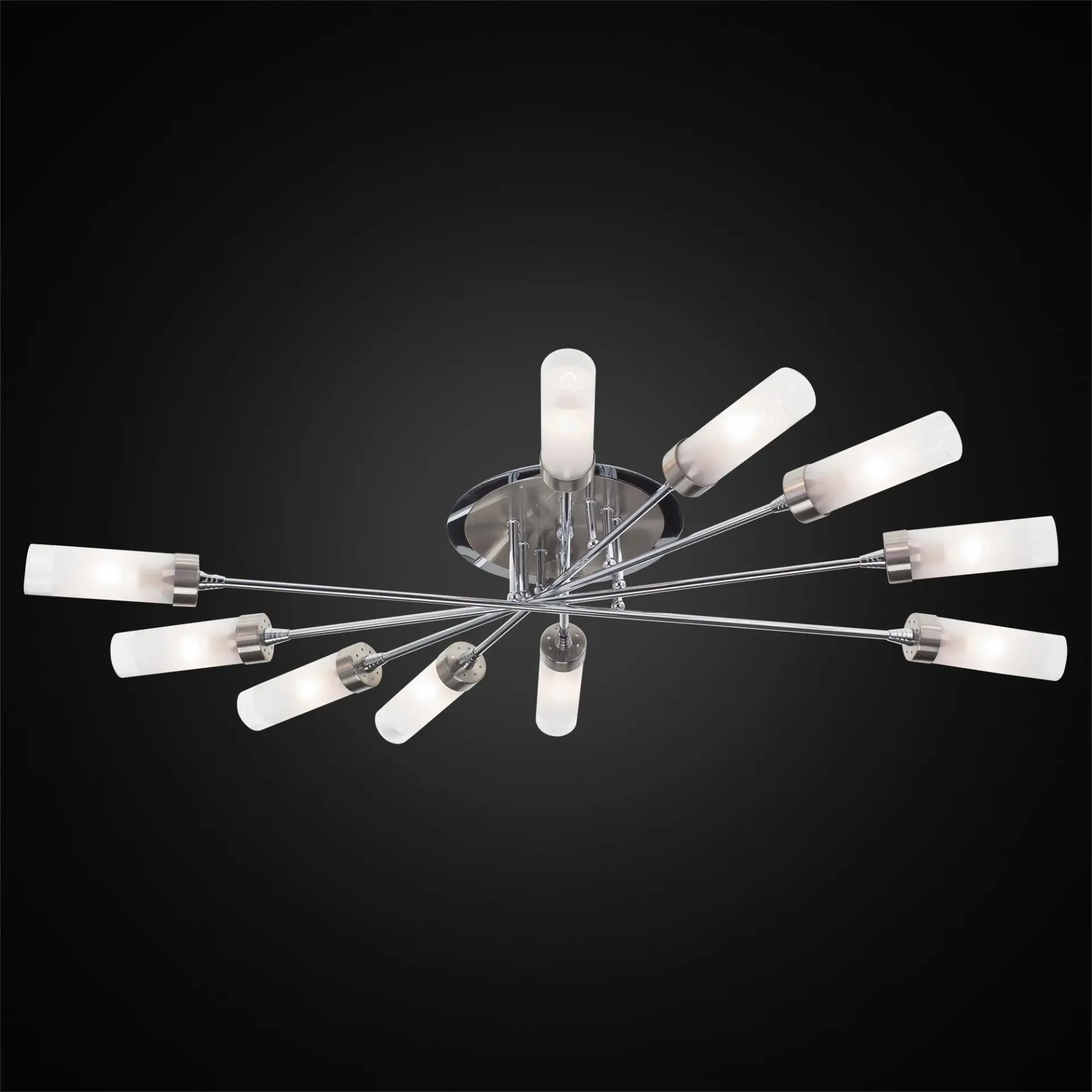 Люстра Citilux CL109101 ХЕЛИКС — хром, ракурс 3