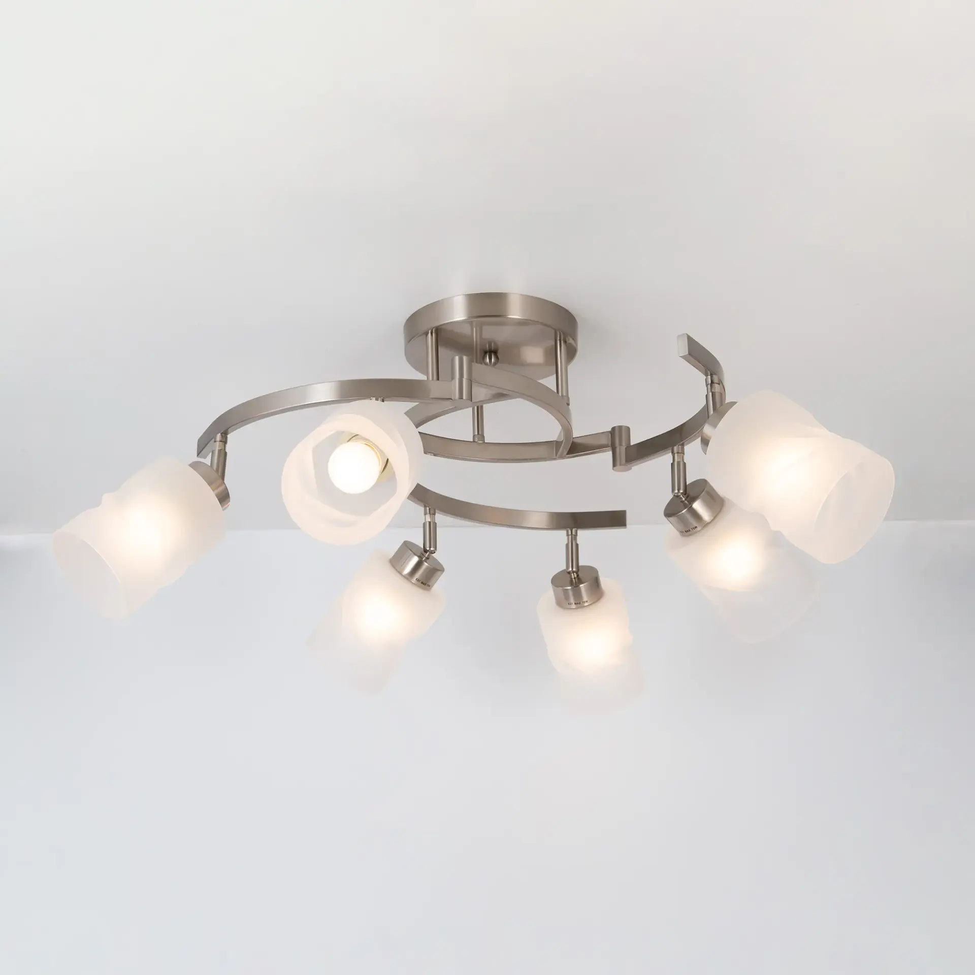Люстра Citilux CL125162 АСТРО — никель, ракурс 3
